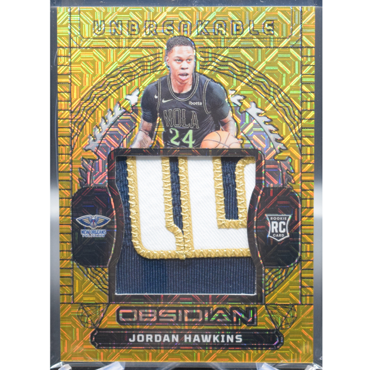2023 Panini Obsidian Basketball - Jordan HawkinsUM-HAV - Unbreakable Mem 05/10